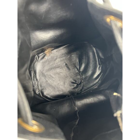 Chanel Vintage Black Caviar Drawstring Shoulder Bucket Bag - Picture 13 of 16